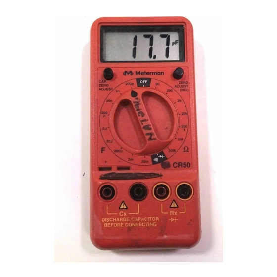 Wavetek METERMAN 27XT Operator's Manual