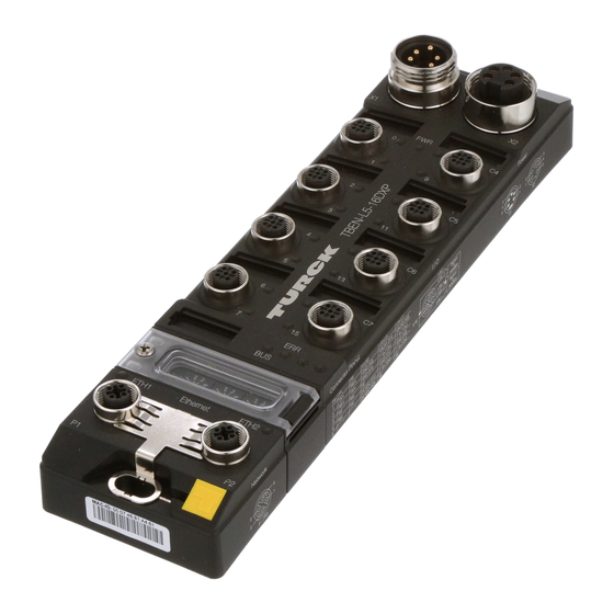 turck TBEN-L Series Operating Instructions Manual
