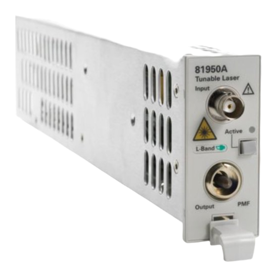 Keysight 81950A Getting Started Manual