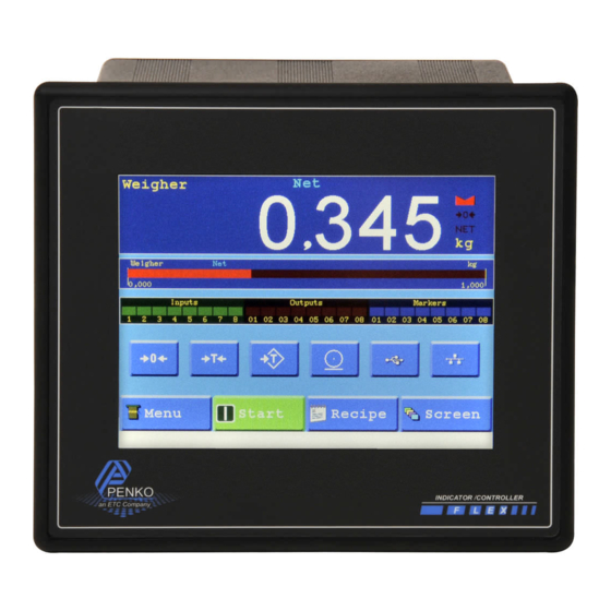 User Manuals: ETC PENKO Flex Weight Controller