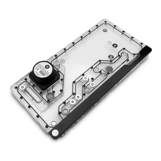 ekwb EK-Quantum Reflection PC-O11D D5 PWM D-RGB User Manual