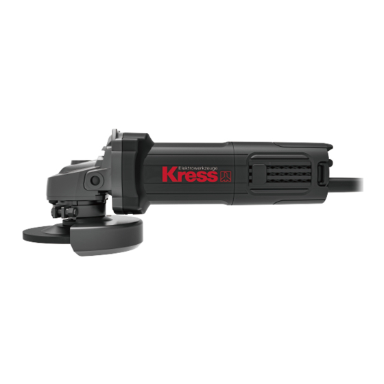 KRESS KU699B Safety And Operating Manual