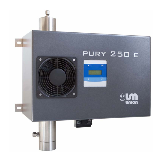 Union Pury 250e Manuals