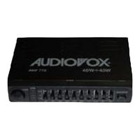 Audiovox AMP-772CS Owner's Manual