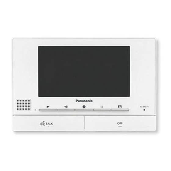 Panasonic VL-MV72AZ User Manual