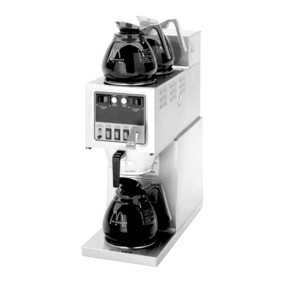 User Manuals: Bloomfield 8783D3FM Coffee Brewer