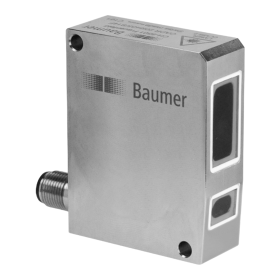 Baumer OADR 20I6486/S14F Manual