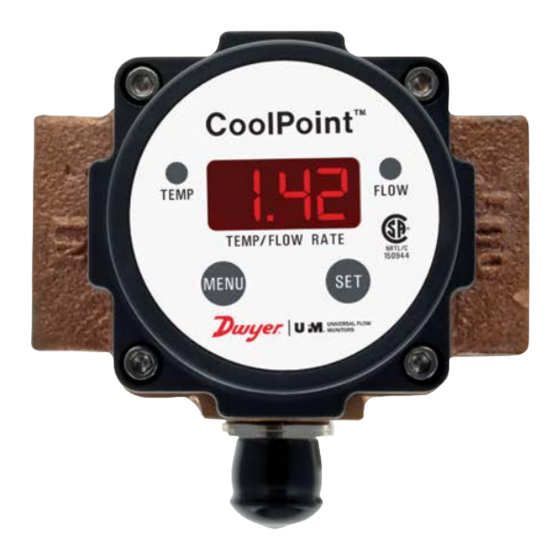 Dwyer Instruments UiM Coolpoint CP Series Specifications-Installation And Operating Instructions