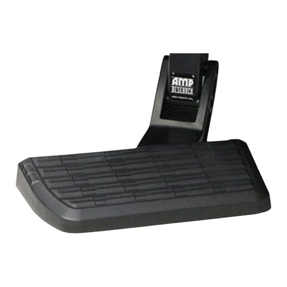 AMP Research BedStep 75309-01A Quick Start Manual