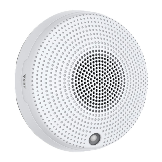 Axis 01916-001 Mini Network Speaker Manuals