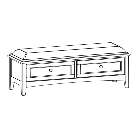 Whittier Wood Furniture McKenzie 1122AFGACa Assembly Instructions