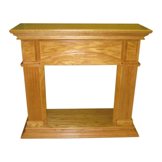 Desa Mantel and Base W26RO Assembly And Installation Instructions