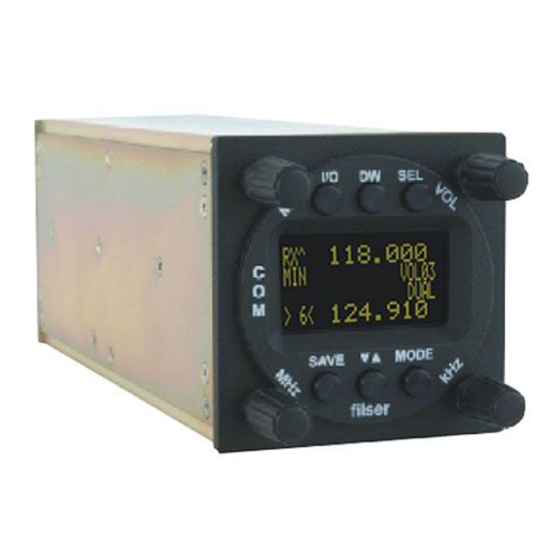 Funkwerk ATR833 - OLED VHF Transceiver Manuals