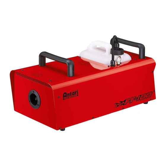 Antari FT-100 Fire Training User Manual