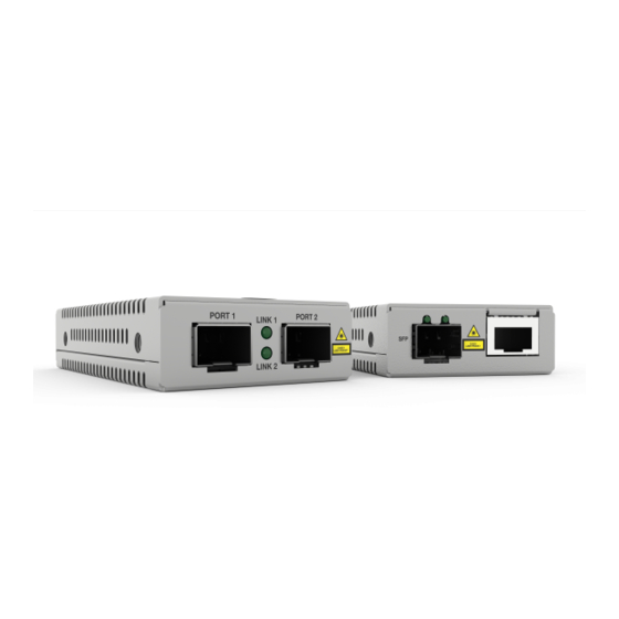 Allied Telesis MMC10G Series Installation Manual
