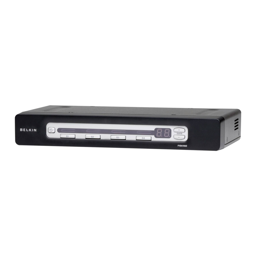 Belkin OmniView PRO3 Quick Installation Manual