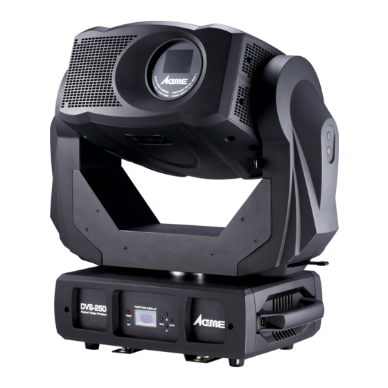 ACME DVS-2500 User Manual