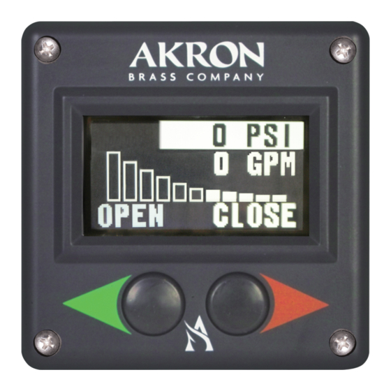 User Manuals: Akron Brass 9315 Valve Controller