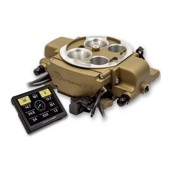 Holley Quadrajet Sniper EFI Manuals