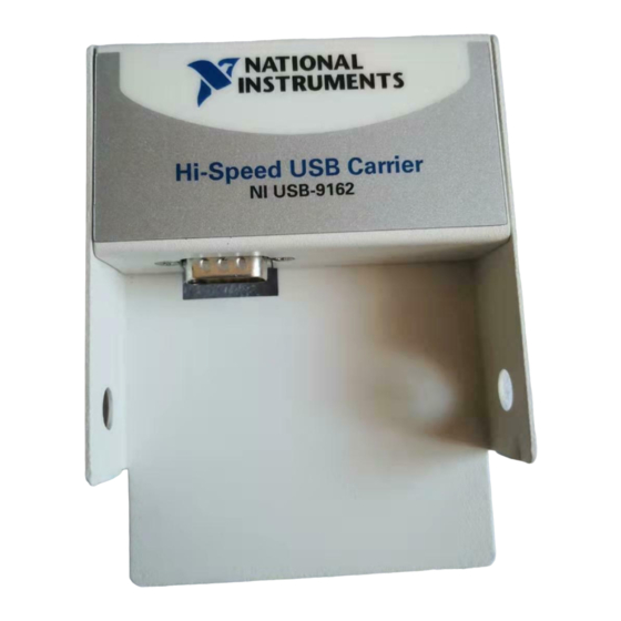 National Instruments USB-9233 User Manual And Specifications