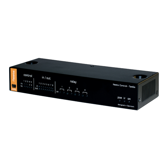 User Manuals: Neets Control TanGo Panel Controller