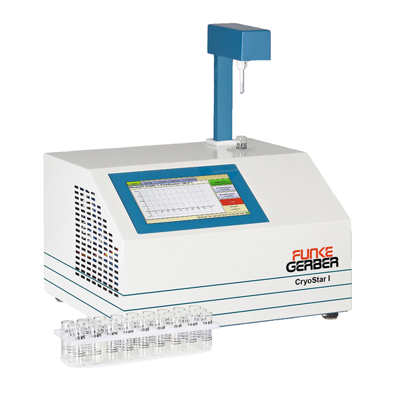 Funke Gerber CryoStar I Manual