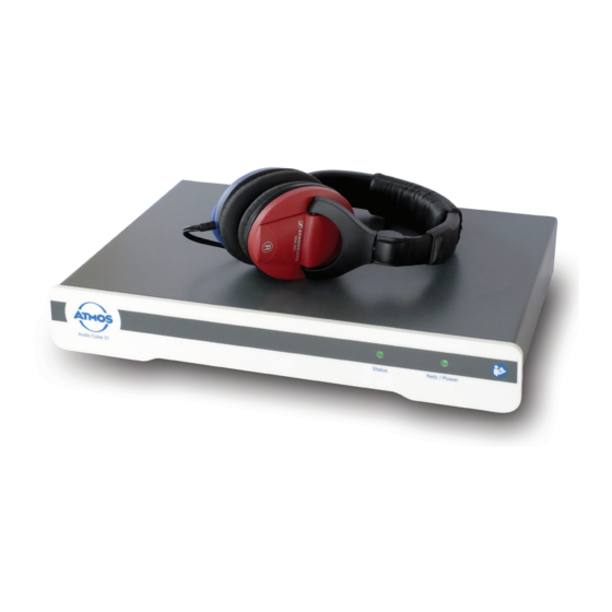 Atmos Audio Cube 31 Operating Instructions Manual