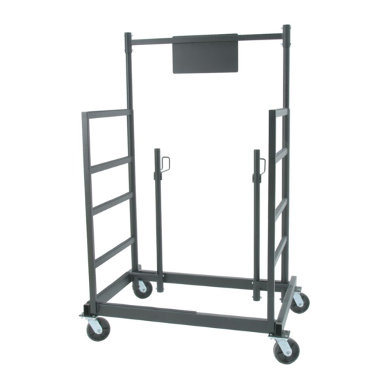 Wenger Tourmaster Storage Cart Owner's Manual