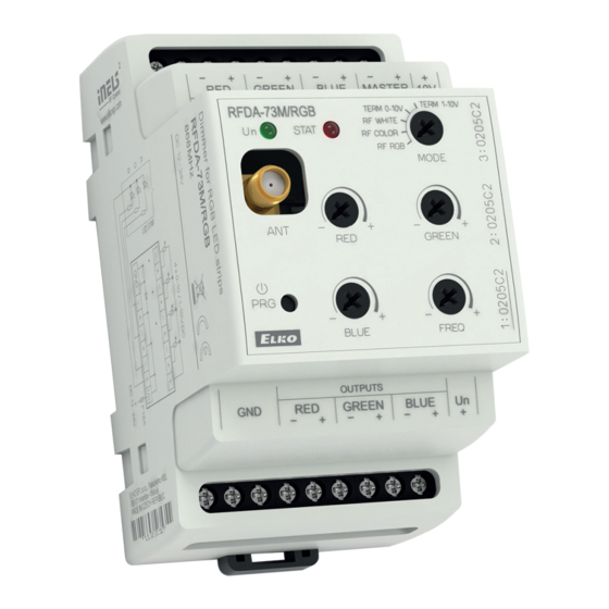 Elko iNels RFDA-73/RGB Quick Start Manual