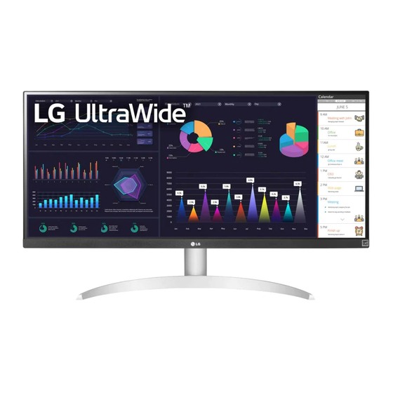 LG 29WQ600 Quick Setup Manual