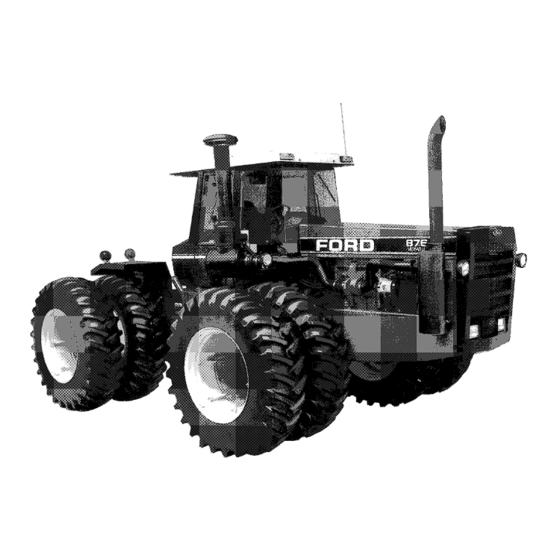 New Holland FORD VERSATILE Service Manual