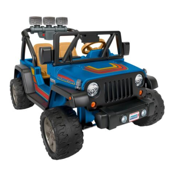 Mattel POWER WHEELS FNK92 Owner's Manual