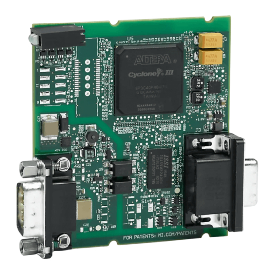 National Instruments sbRIO-9862 Getting Started Manual