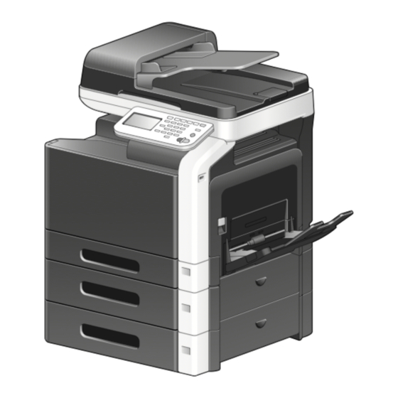Konica Minolta bizhub C35 Quick Manual