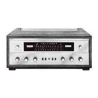Fisher 800-C Operating Instructions And Warranty
