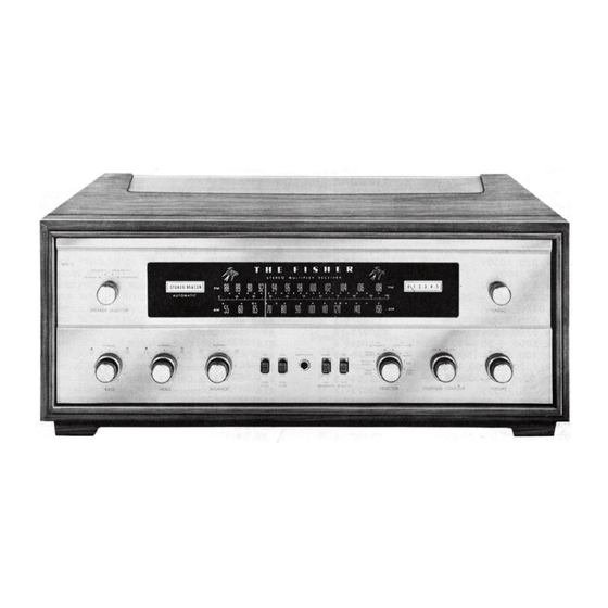 Fisher 800-C Operating Instructions And Warranty
