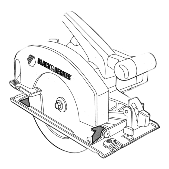 Black & Decker 7361 Circular Saw Manuals