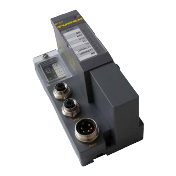 turck BL67-4DI-P Electronic Module Manuals