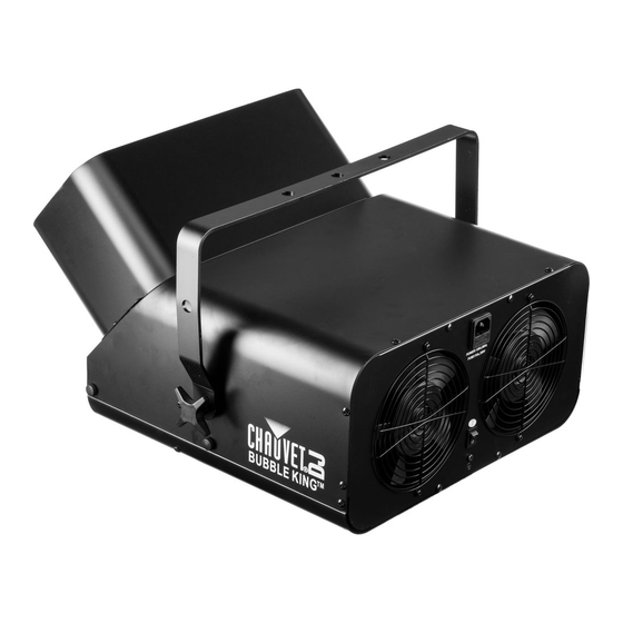 Chauvet DJ Bubble King Quick Reference Manual