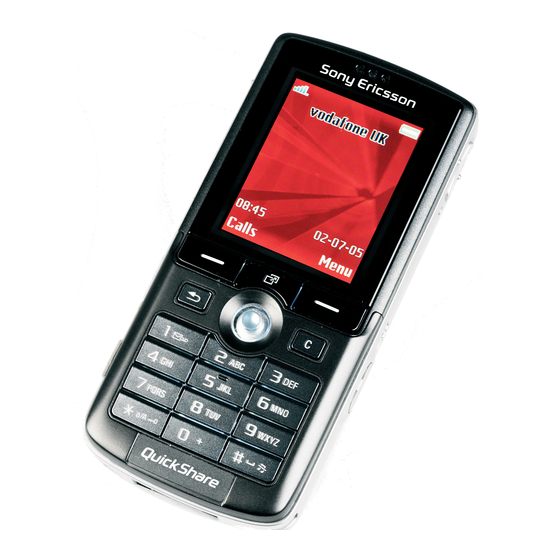 Sony Ericsson K750i Working Instructions