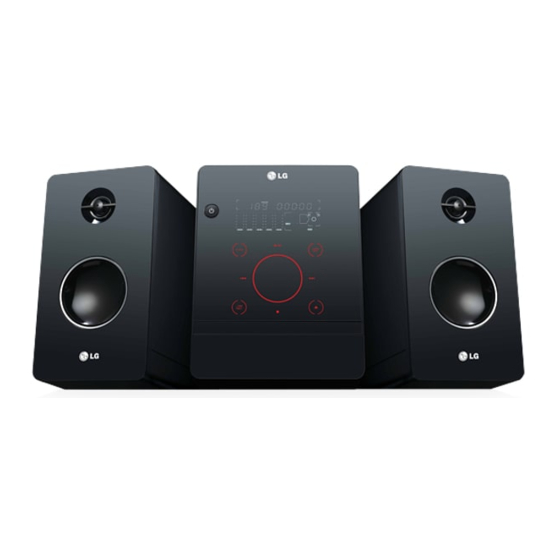 LG FAS64 Stereo System Manuals
