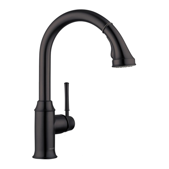 Hans Grohe Talis C HighArc 04215 0 Series Installation/User Instructions/Warranty