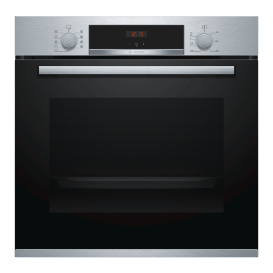 Bosch HBA534E 0 Series Built-In Oven Manuals