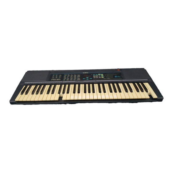 Kawai FS640 Owner's Manual