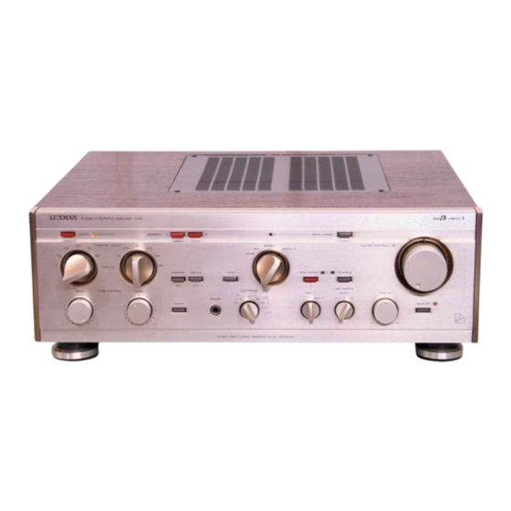 LUXMAN L-510 SERVICE MANUAL Pdf Download | ManualsLib