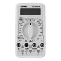 Sperry instrument DM-4100A Operating Instructions Manual