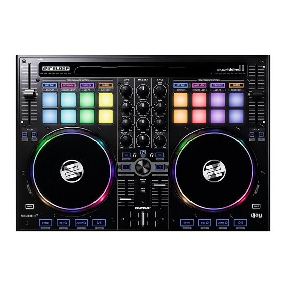 Reloop Beatpad 2 Quick Start Manual