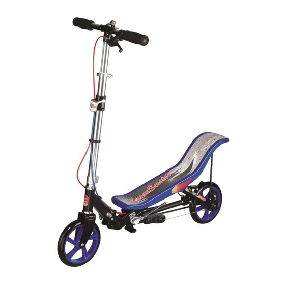 SpaceScooter X580 Manuals