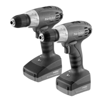 Metabo BS 14.4 Li Original Instructions Manual