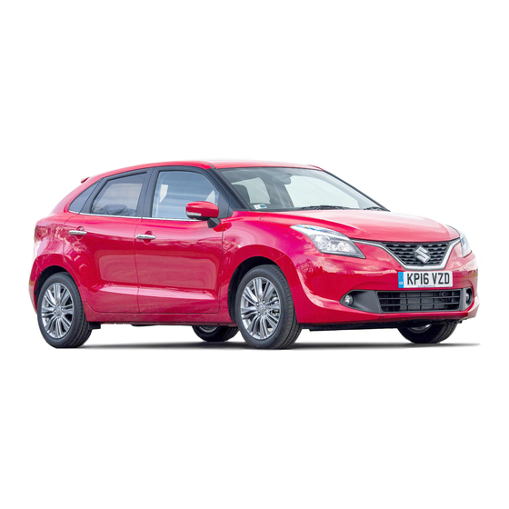 MARUTI SUZUKI BALENO 2017 Owner's Manual